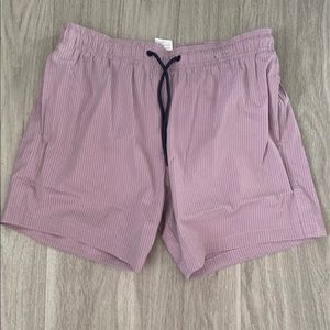 Seersucker Swim Trunks